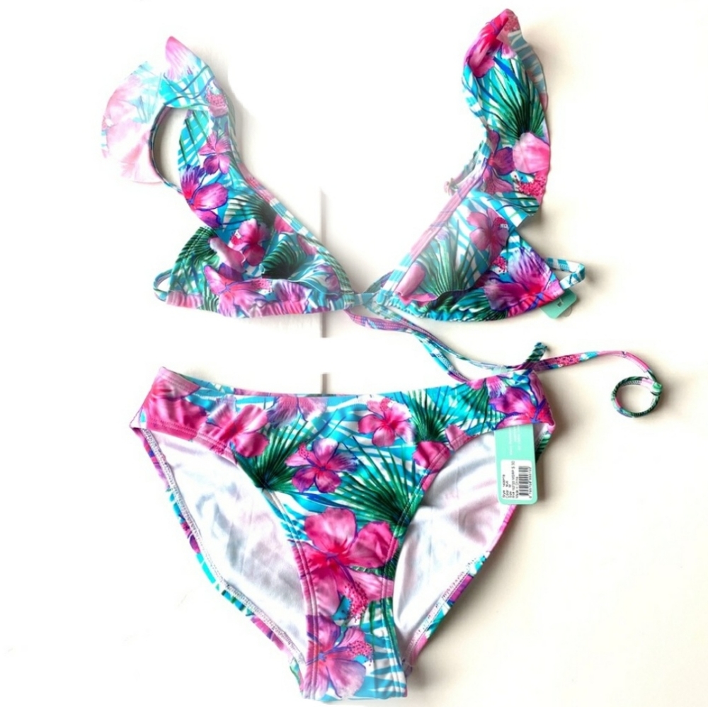 Sand Castle floral cheeky Bikini